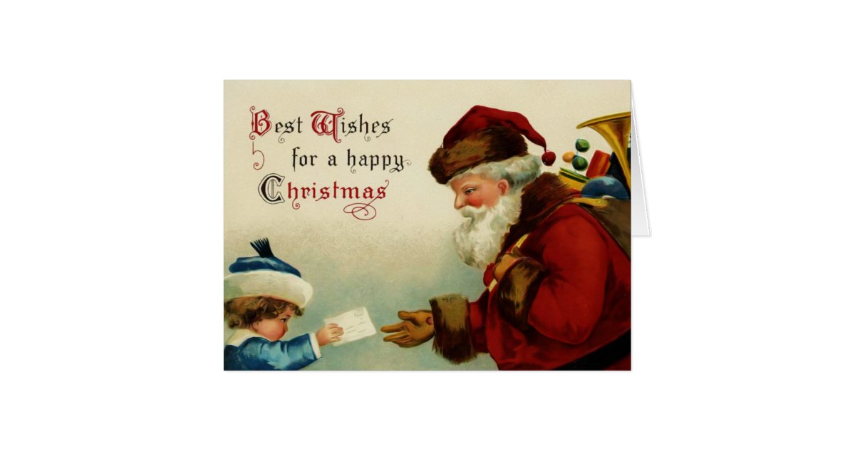 Cute Vintage Christmas Card | Zazzle