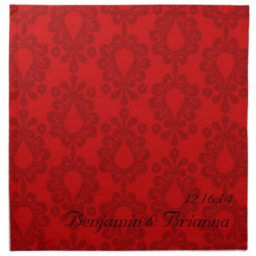 Cute Vintage Napkin Design