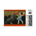Cute Vintage Thanksgiving Cards postage by CustomizeACard Cute Vintage Thanksgiving Cards postage