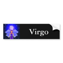 Cute Virgo Zodiac Bumper Stickers