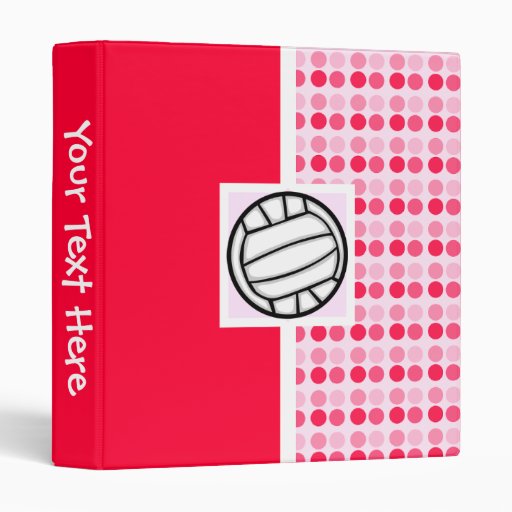 Cute Volleyball Binder