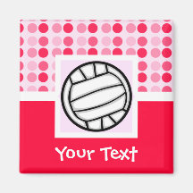 Cute Volleyball Fridge Magnet