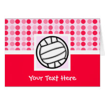 Cute Volleyball Greeting Cards