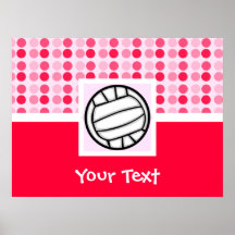 Cute Volleyball Poster