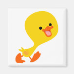 Cute Walking Cartoon Duckling Magnet magnets