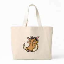 Cute Warthog Cartoon Shirt Bag