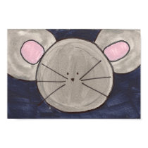 Cute Watercolor Mouse Poster posters