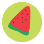 cute watermelon round sticker