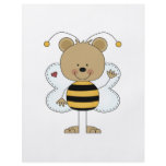 cute waving bumble bee bear flyer
