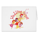 Cute "Wedding Day" design Greeting Card