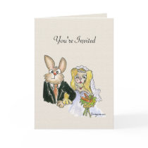 Cute Wedding Invitation Card