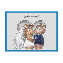 Cute Wedding Invitation Save the Date Cards postcards