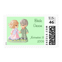 Cute Wedding Postage Template postage