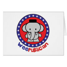 Cute WeePublican Greeting Card