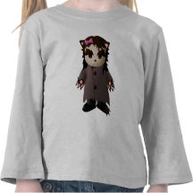 Cute Werewolf Wolf-Girl Shirt