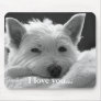 Cute West Highland Terrier Dog usemat / usepad