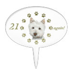 Cute Westie Dog Art and Paws