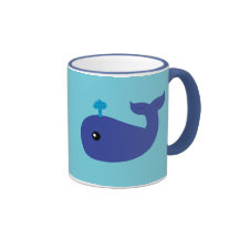 Cute Whale Coffee Mugs