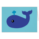 Cute Whale Greeting Cards