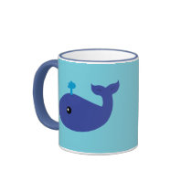 Cute Whale Coffee Mugs