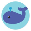 Cute Whale stickers