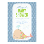 Cute Whale Under the Sea Baby Shower Party Invite invitations