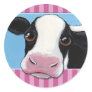 Cute Whimsical Cow Sticke...
