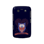 Cute Whimsical Owl Blackberry Bold case