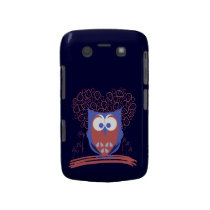 Cute Whimsical Owl Blackberry Bold case casemate cases