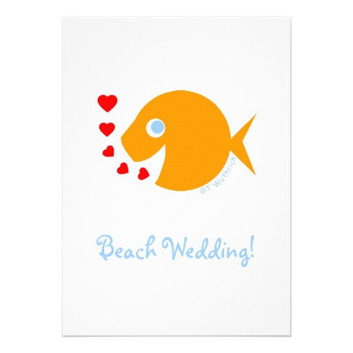Cute Whimsical Wedding Save The Date Invitation