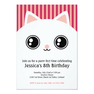 Sleepover Invitation Black Cat Sleepover Invitation Black Cat