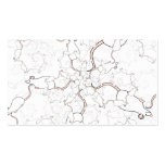 Cute White Mouse Pattern. Mice on White. Business Card Template