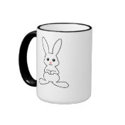 Cute White Rabbit Mug