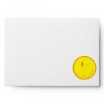 cute winking smiley face envelopes