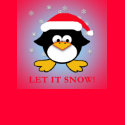 Cute Winter Penguin Says Let it Snow t-shirts by penguinbaby Cute Winter Penguin Says Let it Snow t-shirts