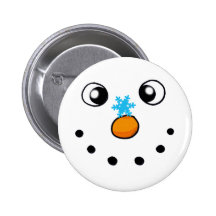 cute winter snowman and snowflake pins