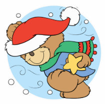 Cute Wintery Christmas Bear photo sculptures by doonidesigns Cute Wintery Christmas Bear photo sculptures