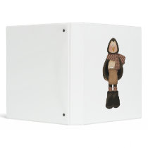 cute wintery penguin binders by doonidesigns cute wintery penguin binders