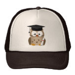 Cute Wise Owl Graduate hats