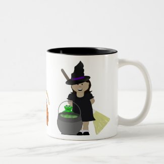 Cute Witch and Brew Mug mug
