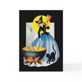 Cute Witch card