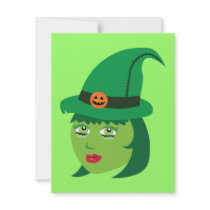 Cute Witch invitations by toxiferousholidays Cute Witch invitations