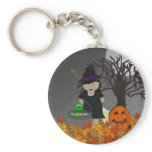 Cute Witch Keychain