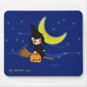 Cute witch mousepad! by kawaii Cute witch mousepad!