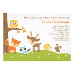 Cute Woodland Animal Invitations