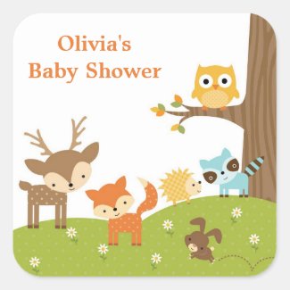 Cute Woodland Animal Stickers