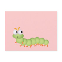 Cute Worm postcards