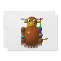 Cute yak with yo-yos announcements