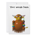 Cute yak with yo-yos custom announcement
