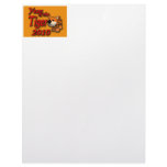 Cute Year of the Tiger 2010 Cartoon Art Letterhead Template